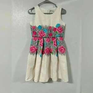 255. Blush by US Angels Girls' Dress Flower Desing sz 14